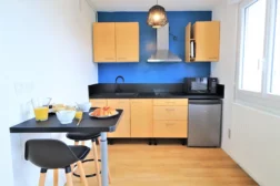 Cuisine du studio L'écrin à Vannes