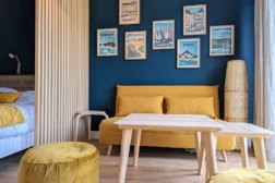 Chambre et salon, studio en LCD : Glazik