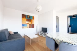 Salon et séjour de l'appartement La Vigie à Vannes