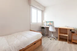 Coin nuit de l'appartement Le Nozvat à Vannes