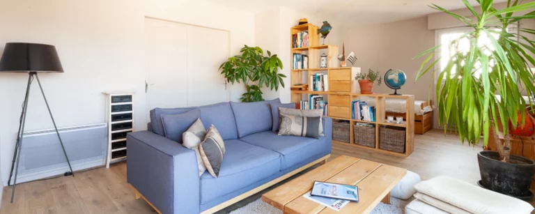 Salon et séjour de l'appartement Le Nozvat à Vannes