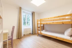 Chambre avec lit superposé du logement Sainte-Anne à Sainte-Anne D'Auray